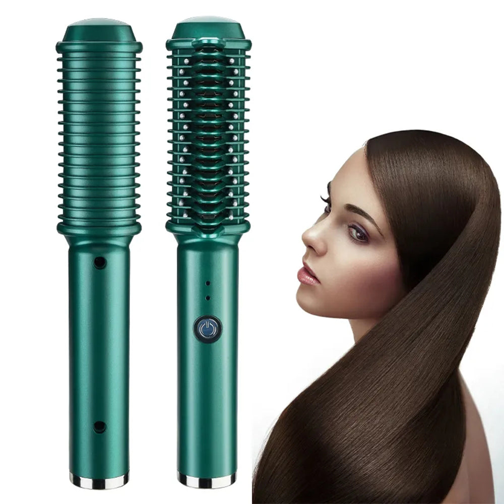 Electric Hair Comb for Curling & Straightening