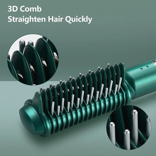 Electric Hair Comb for Curling & Straightening