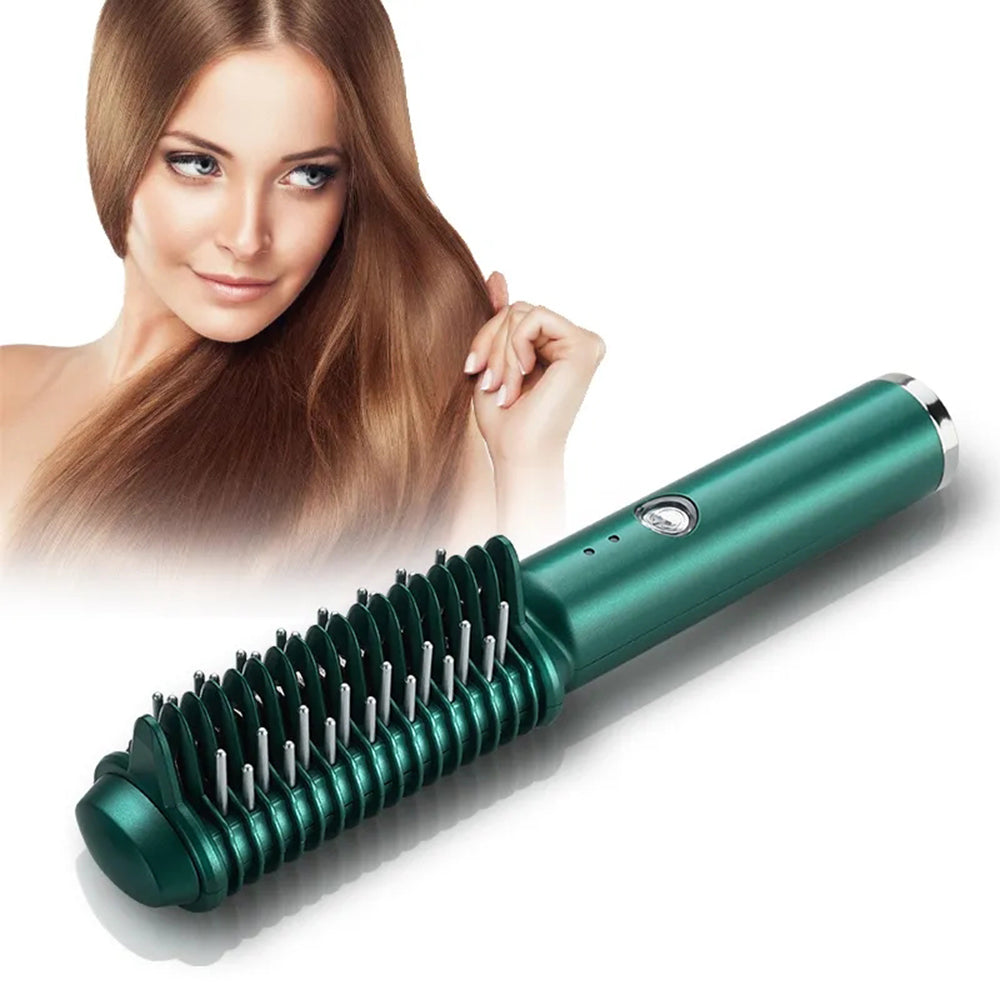 Electric Hair Comb for Curling & Straightening